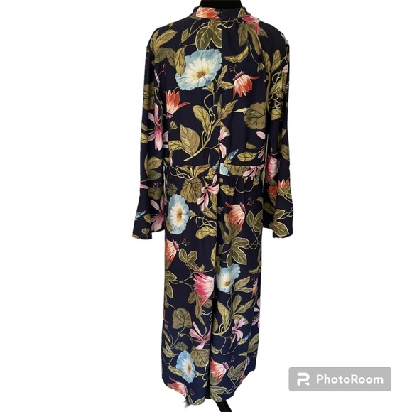 ANN TAYLOR Floral Print Maxi Dress, Size 12, BEAUTIFUL COLOURS, Fall Wedding - Picture 12 of 13